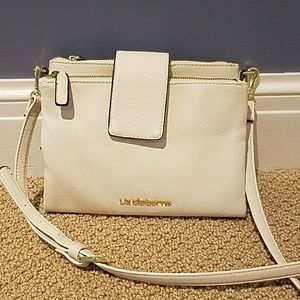 Cream colored Liz Claiborne crossbody